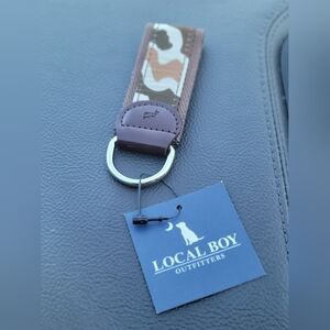 Local Boy Outfitters Men's Brown Camo Strap Keyring